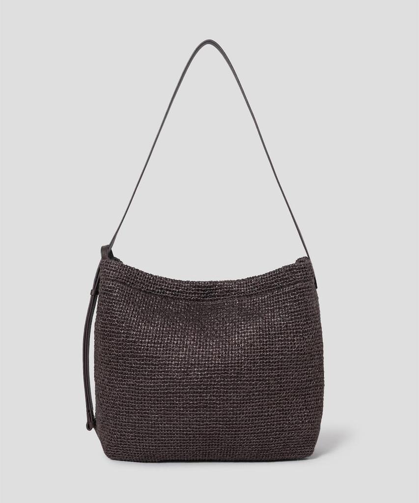 Beanpole Accessory Raffia Shoulder Bag Brown