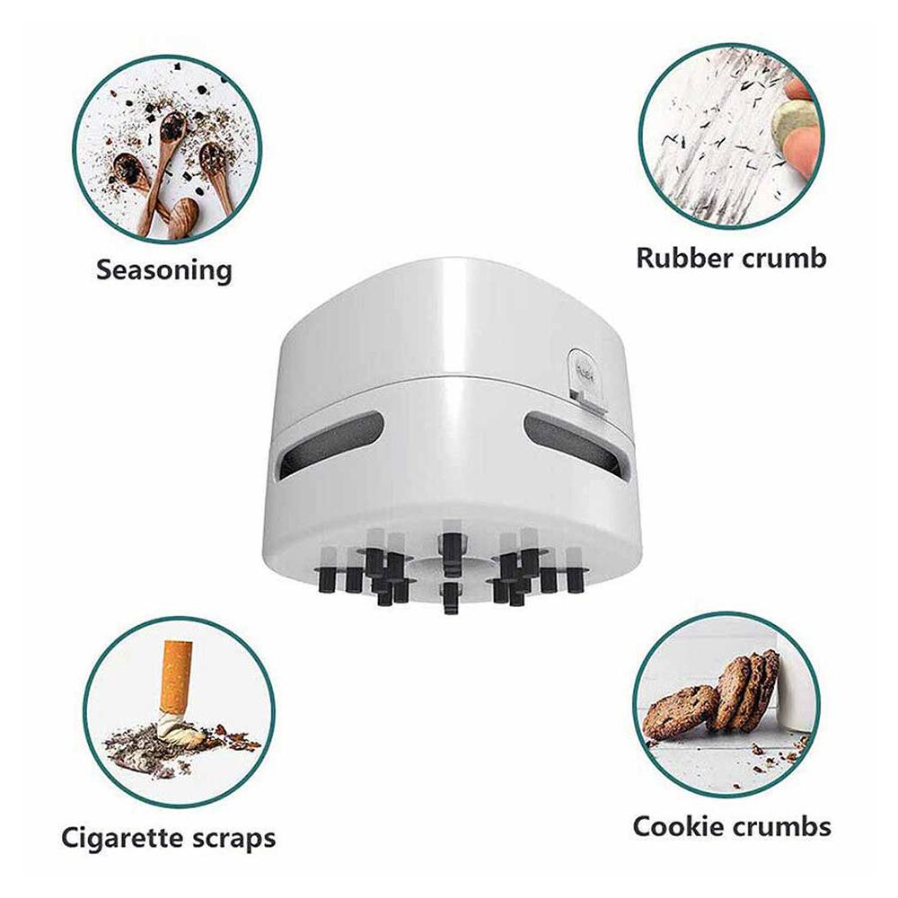 Portable Mini Desk Vacuum Cleaner Mini Vacuum For Desk Table Dust Catcher Car For Home Office Table Sweeper Desktop Cleaner