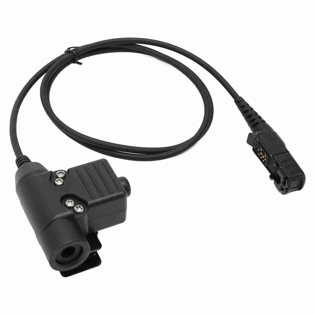 PTT Headset Adapter Push To Talk Connector for Motorola Xir P6600 P6620 XPR3300 XPR3500 MTP3250