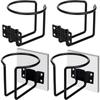 Wall Mounted Drink Holder Stainless Steel Car Mounted Cup Holder New Boat Ring Cup