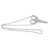 Embroidery Scissors Retro Exquisite Stainless Steel Sewing Scissors with Sheath Chain for