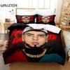 3D Print Anuel Aa Real Hasta La Bedding Set Duvet Cover Bed Set Quilt Cover Pillowcase Comforter King Queen Size Boys Adult