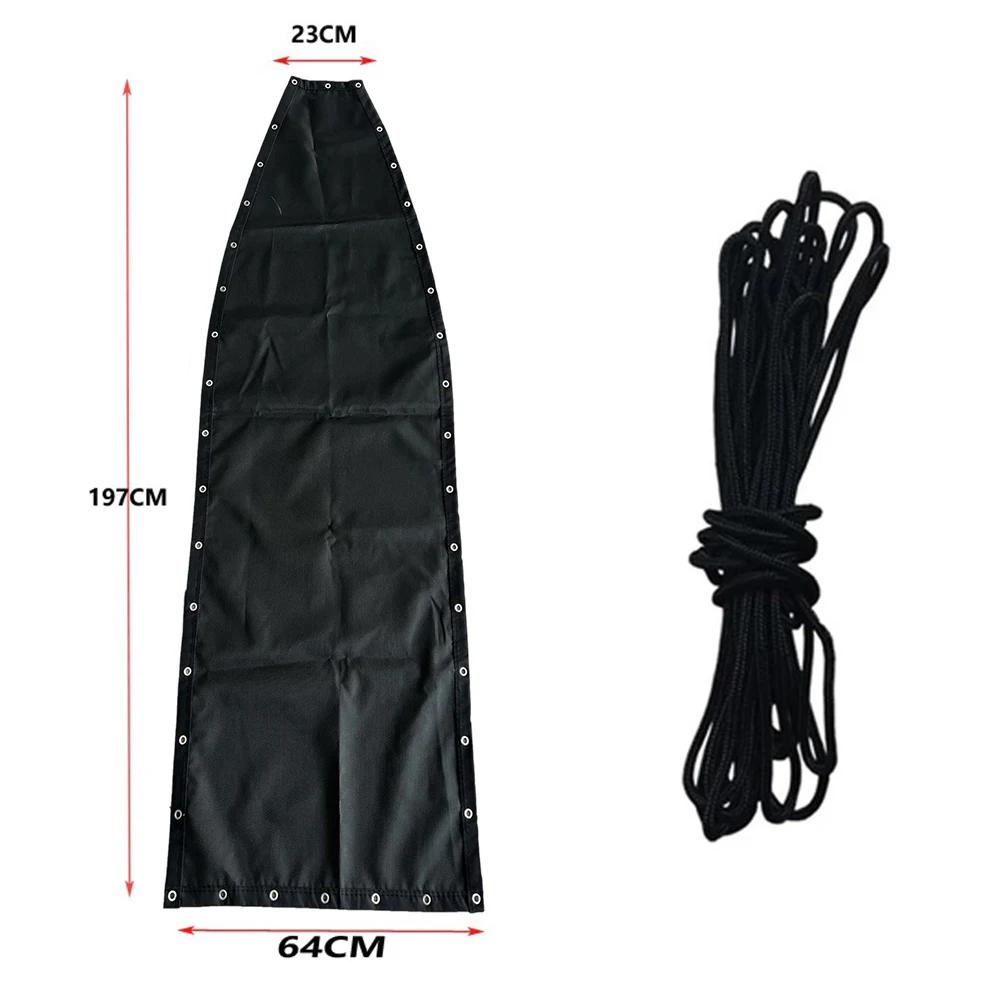 Черная сменная ткань для сиденья для тканевого подвесного кресла-качели Чехол для подвесного кресла-качели Улучшенный процесс легкой установки