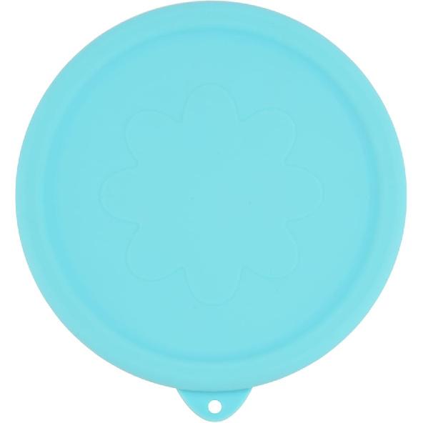 1-Pack Silicone Lids for Pyrex Sculpted Glass Mixing Bowls - Small Sizes Only Fit with 7401-S 3-cup, Dishwasher & Microwave Safe, Blue (Lids Only)