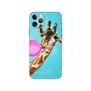 Красивый чехол для телефона с изображением жирафов для iPhone 5 5s 2020se 6 6s 7 8 plus x 10 XR XS 11 12 13 mini pro MAX, черная задняя крышка из ТПУ