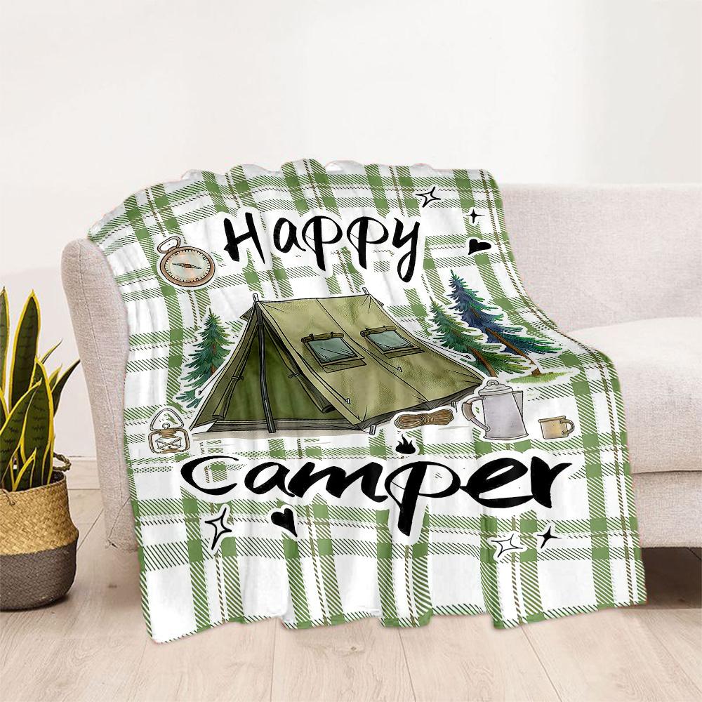 Campfire Night Adventure Blankets are suitable for living rooms,making them an ideal choice for outdoor travel and gifts.