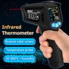 Digital Infrared Thermometer Non-contact Laser Thermometer Handheld High-precision Infrared Thermometer Imager LCD Light Alarms