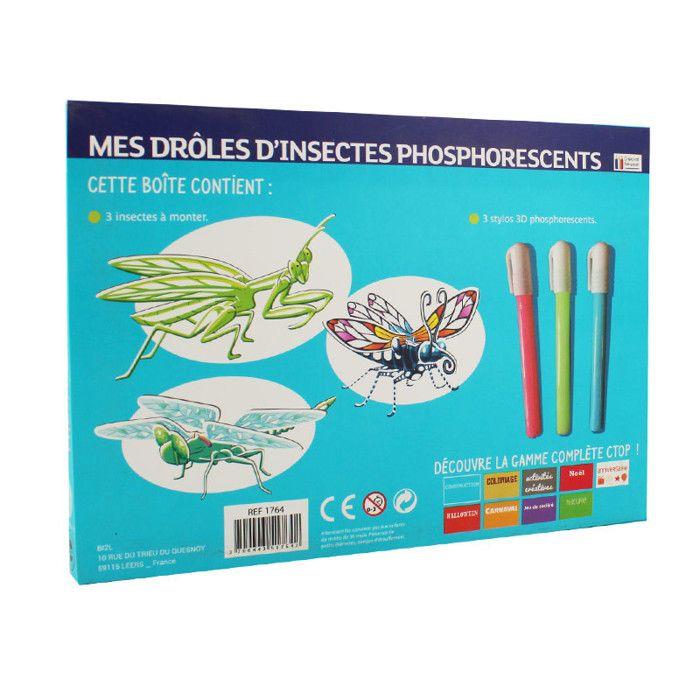Kit créatif - Insectes à assembler - Construction 3D - A partir de 6 ans