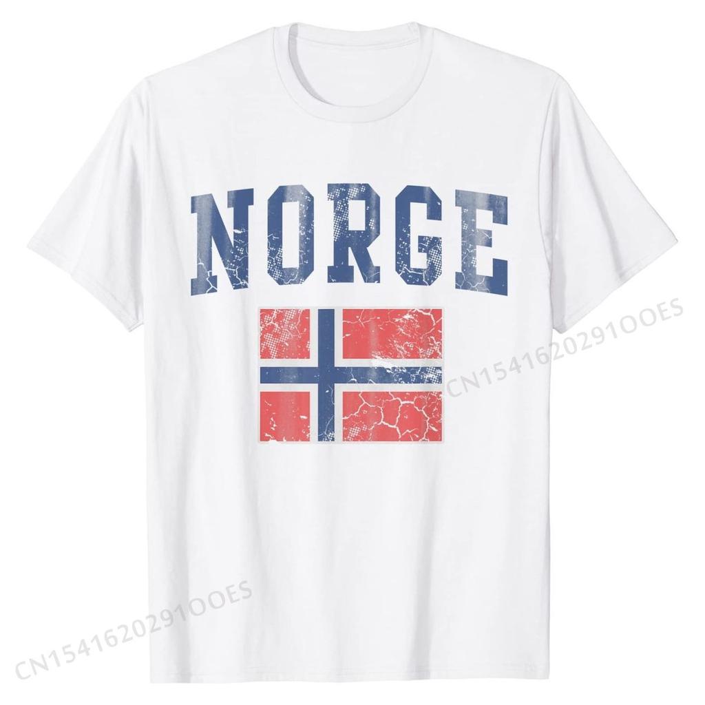 Norge Flag Norway Norwegian Home Love Family T-Shirt Funny Custom T Shirts Cotton Men Tops & Tees Custom