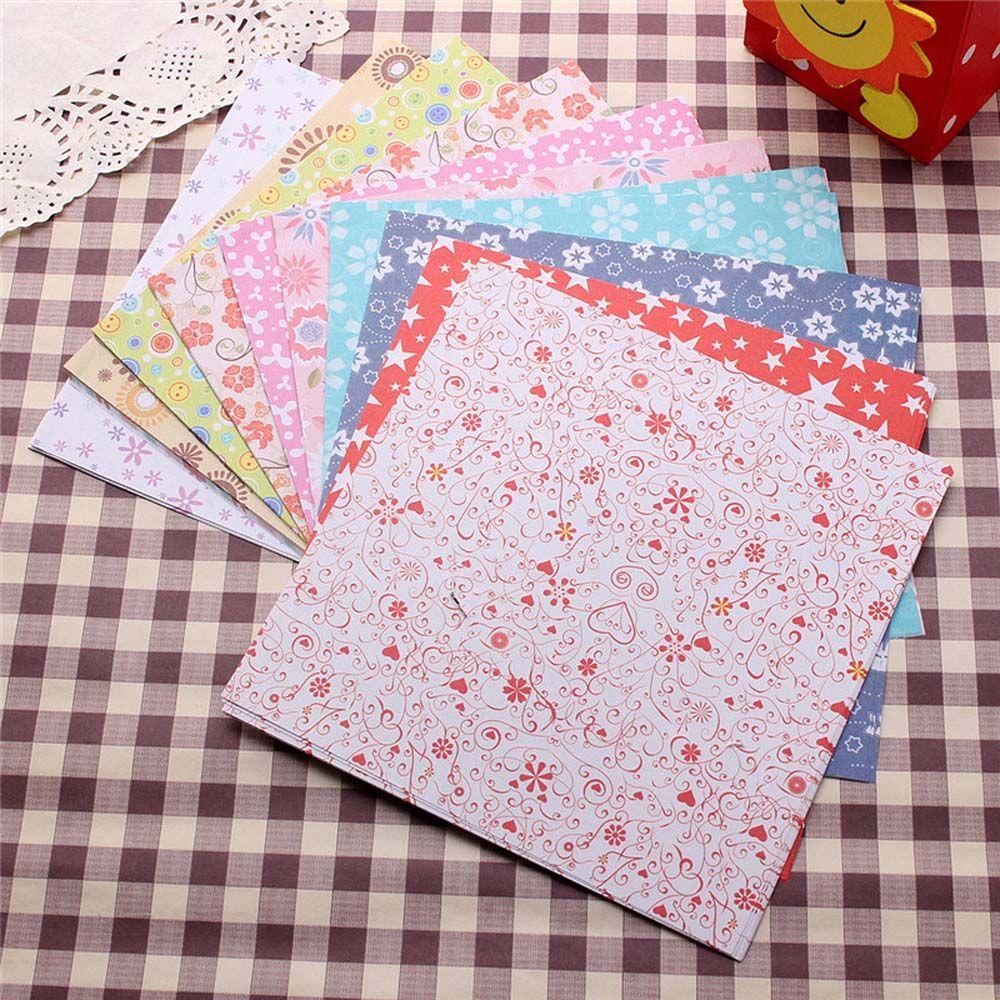 Cartoon Square Scrapbooking Decorative Handmade Folding Paper Kids Origami DIY Making Paper Crafts