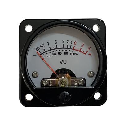 VU Meter 2 шт. Усилитель мощности Портативный DB Meter Высокоточный VU Meter с белой подсветкой Звук