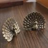 Open Screen Brass Peacock Ornament Brass Home Decoration New Brass Decorative Ornaments  Home