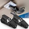 1pcs Car Sun Visor Glasses Box Universal Sunglasses Clip Card For Dacia Kadjar Captur Megane 1 2 3 4 CC Laguna 2 3 Coupe Koleos