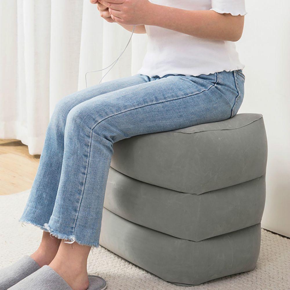 PVC Trave Supplies for Flight Car Bus Sleeping Kids Rest Leg Cushion Footrest Foot Pad Pillow