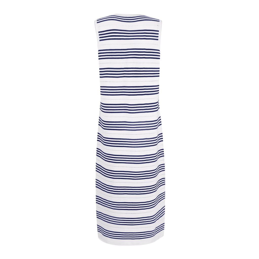 Женское летнее облегающее платье миди без бретелек с вырезами и длинными облегающими платьями