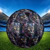 1pc Colorful Cat Art Theme Soccer Ball Football, Size 5, Lightweight PVC, Outdoor Training Soccer Ball,Sports Gift t61477