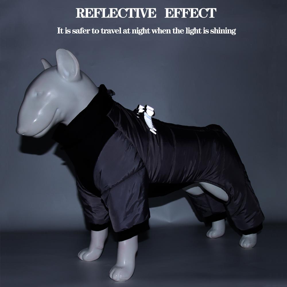 Водонепроницаемый комбинезон для собак, пальто, зимняя одежда для собак, теплая хлопковая куртка для щенков, для маленьких и средних собак, костюм Мопса, Чихуахуа, бульдога