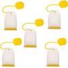 5Pcs Silicone Tea Infuser Bag Reusable Safe Loose Leaf Tea Bags Strainer Filter for Tea Drinker Utensils Tea Tools Kitchen Tools
