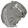 Rawlings CLOUD METAL GR5FHC2AF Baseball 33 Throw HOH® Glove, Soft, Catcher's, Gray/Platinum, Inches, Right-Handed