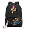 USB студенческая школьная сумка дорожный рюкзак с принтом One Piece повседневная модная сумка