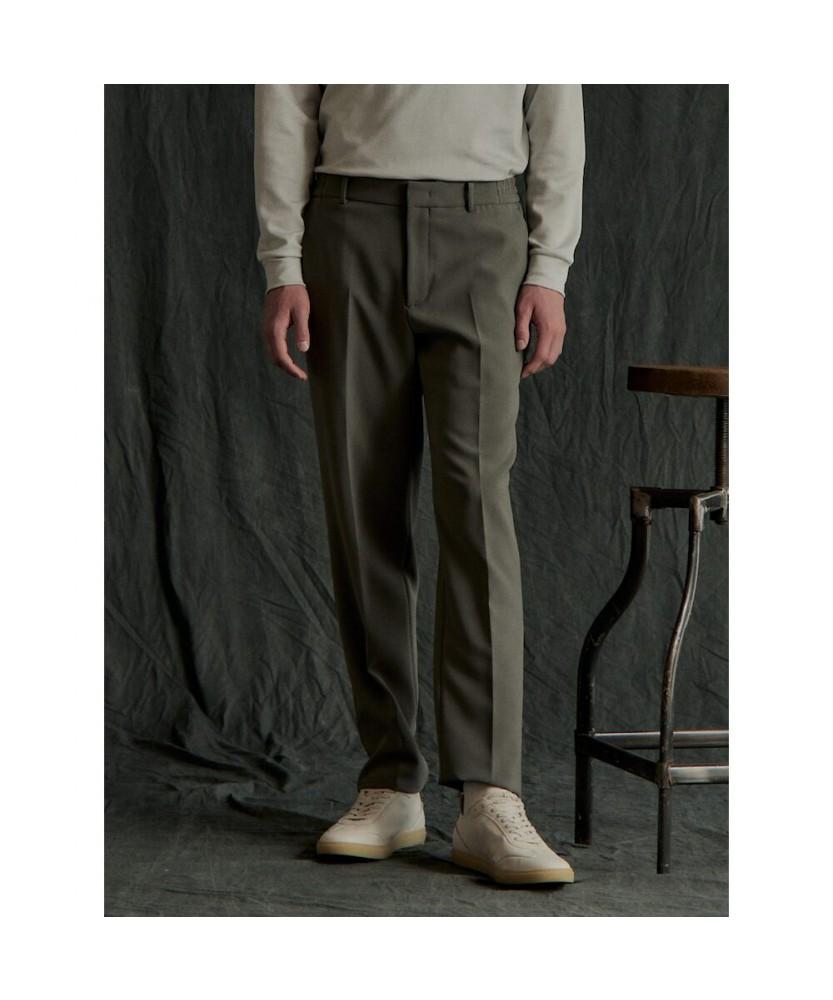 GLXY (GALAXY LIFESTYLE) [Sammu Clothing] 4-Way Elastic Slacks - Khaki (Gc4921S01H)