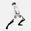 Levi Ackerman Full Body Ackerman Clipart Patches For Clothes Large Anime Patches Heat Transfer Vinyl Sticker Iron On Transfers For Clothes