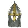 Russian Boyar Battle Helmet With Chainmail - 18 Gauge Steel for LARP Reenactment