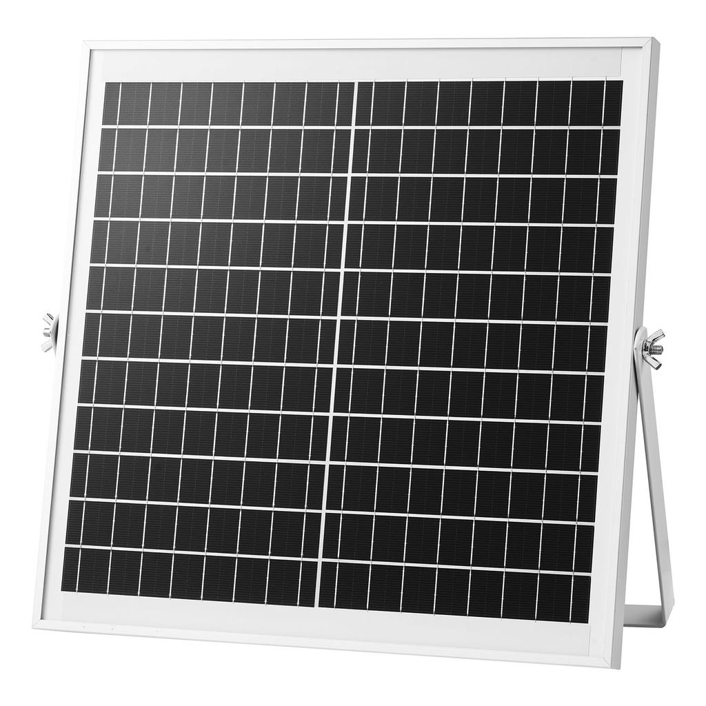 Solar Powered Fan, 15W Solar Panel with 2 Fans, Adjustable Solar Panel Angle, 2668 RPM High-Speed, Flexible Installation, Fast Air Exchange for