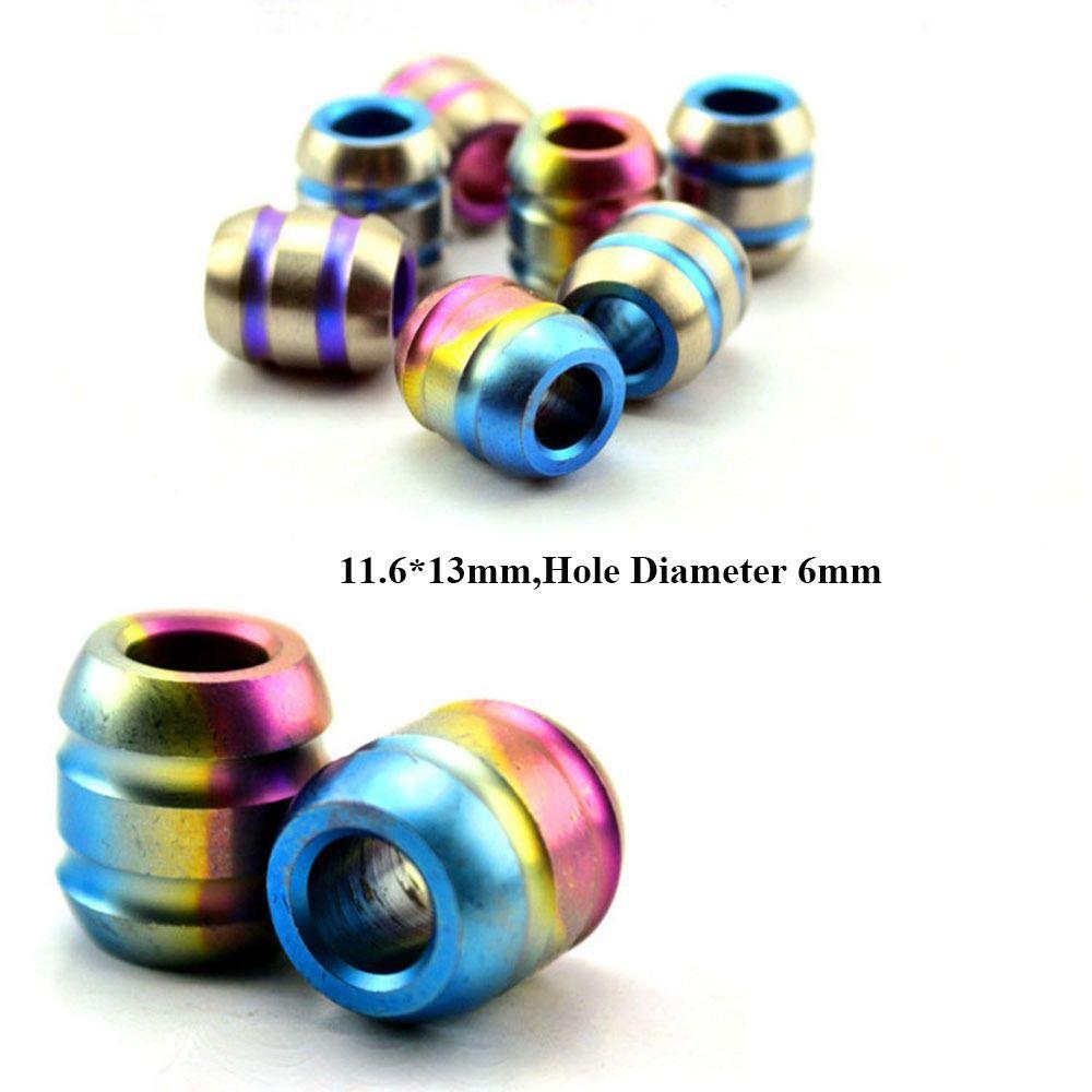 10 Styles TC4 Knife Beads High Quality Camping Knife Gadgets Knife Lanyard Pendant EDC Multi Tools