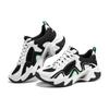 Skechers Stamina V3 Mecha Shoes Третье Поколение Синтетическая Кожа Удобные Универсальные Низкие Папины Кроссовки Женские Кроссовки Белый Черный Зеленый 896151-WGR