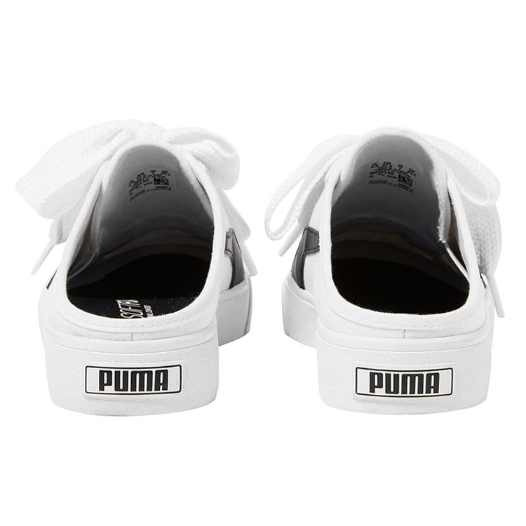Puma Женские мюли Bari с лентой Бело-черные 382331-03
