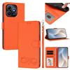 Happy Heart Pattern Magnetic Closure Vegan Leather Phone Case with Wrist Strap For Huawei Mate 60