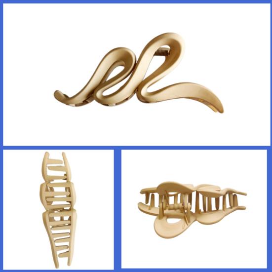 Коготь для волос в форме змеи, матовая текстура, большая заколка для волос, сильный захват, коготь для затылка, зажим для волос в форме акулы, душ, инструмент для укладки волос