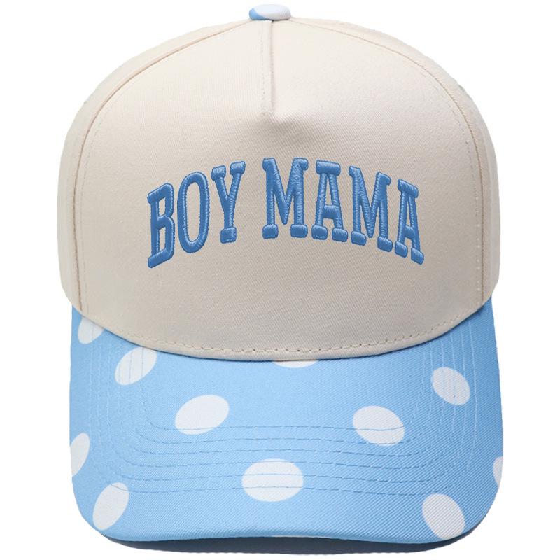 BOY MAMA three-dimensional embroidery color matching truck driver hat Bao Ma gift hat casual sunshade baseball cap