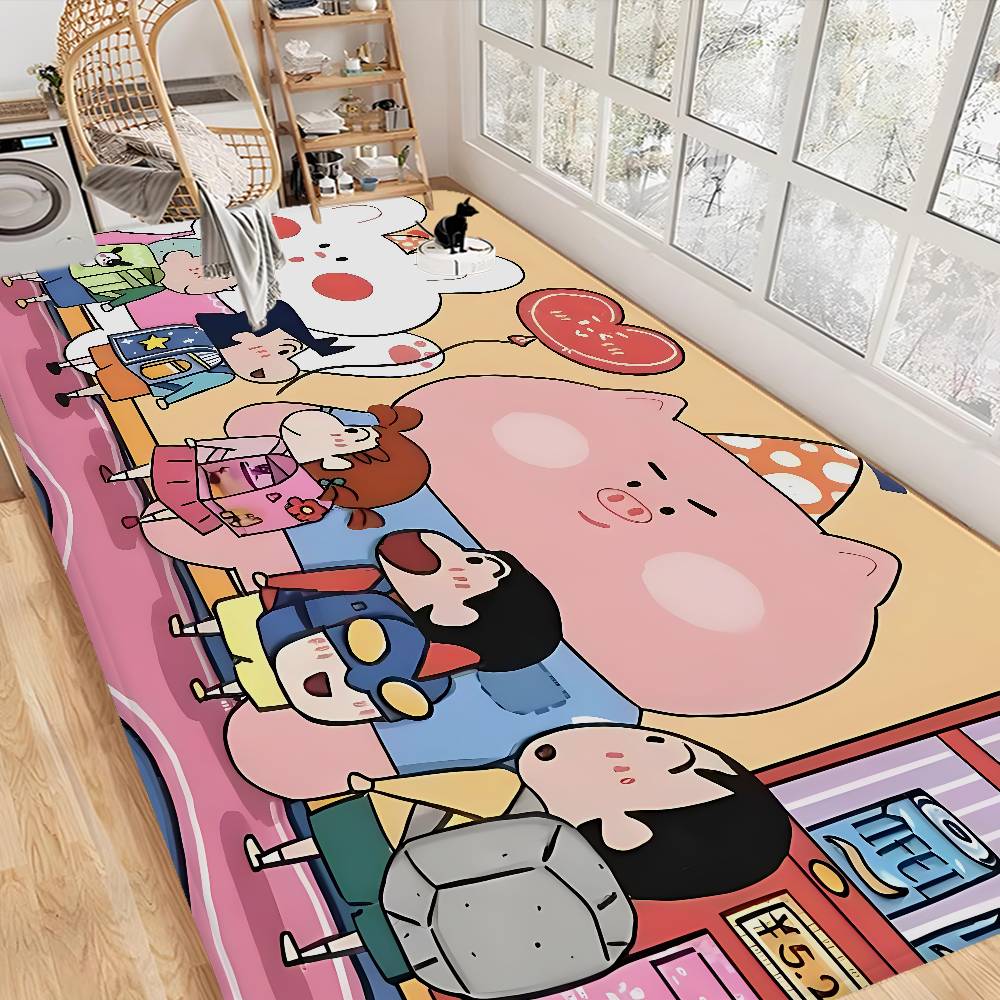 Crayon Shin-Chan Entrance Door Mat Nordic Style Bedroom Living Room Doormat Home Balcony Anti-Slip Modern Home Decor