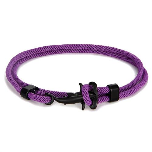 Маленький Свежий Черный Маленький Акула-Молот Браслет Миланская Веревка Многооборотный Регулируемый Шнурок на Руку Работник