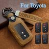 Car Key Case for Toyota Aqua RAV4 Land Cruiser Camry Prado Corolla Prius Cover Keyless Remote Fob 2 3 Buttons 2013 2014