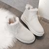 2024 New Women's Snow Boots Comfortable Warm Plush Ankle Boots Women Classic Thickened Fluff Winter Ladies Shoes Chunky Boots Woman