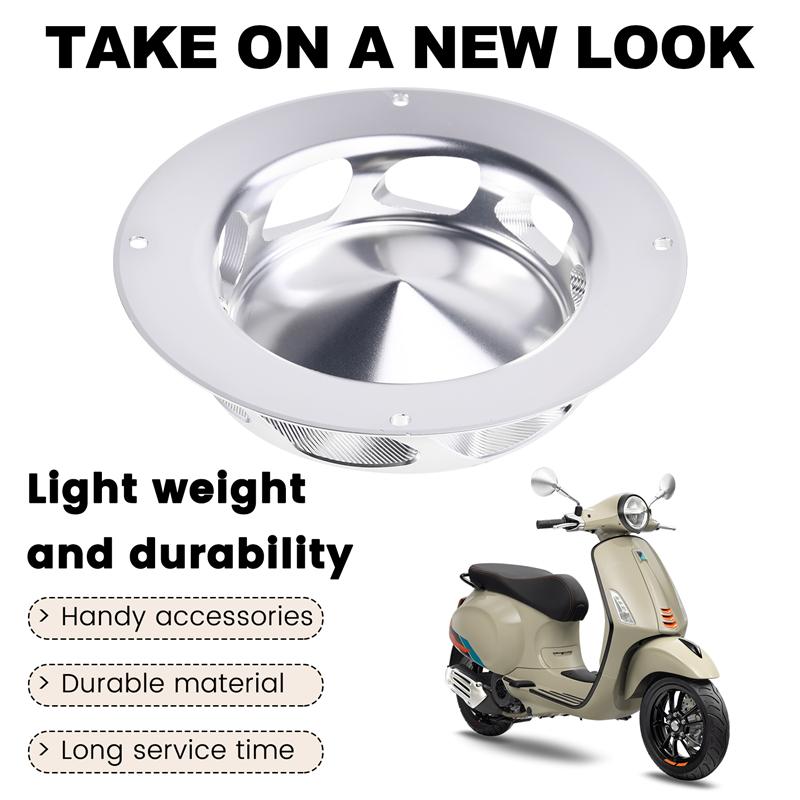 A81P-Motorcycle Accessories Engine Cover Fan Cover Protector Radiator Guard For Vespa Sprint150 Sprint Primavera 150