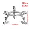 1PC Crown Leaf Flower Crystal Ball Holder Crystal Ball Display Stand Sphere Stone Support Decoration Crafts