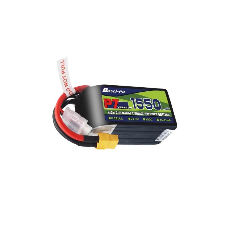 Qishao P7 FPV Drone Battery 6S 1550mAh XT60