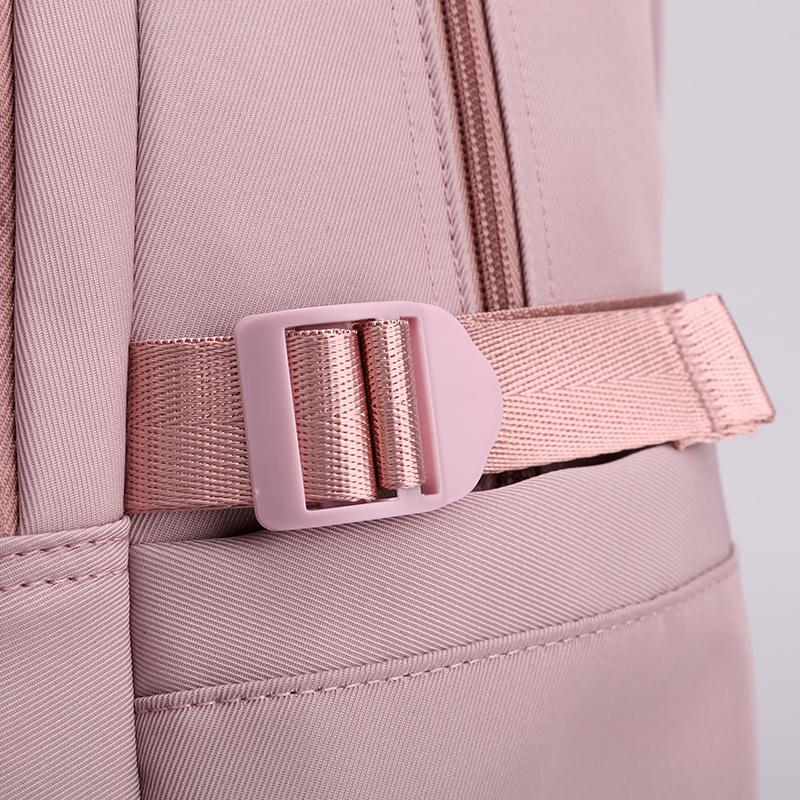 Однотонный школьный рюкзак для девочек, женский, большой емкости