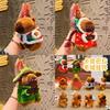 Endearing Capybara Plush Toy Keyring With Plush Fabric And Adorable Features