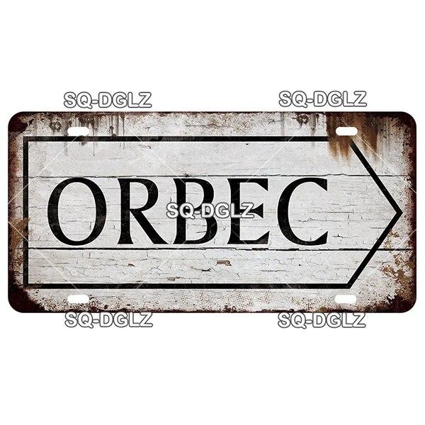 SQ-DGLZ Paris Bangde Road License Plate Warning Tin Sign State Wall Decoration Metal Sign Home Decor Painting Plaques Art Poster