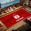 America De Cali Custom Name Large Size Mouse Pad Large Gaming Table Cushion Non-slip Laptop Tablet Big Mousepad XXL Mat Mini PC Playmat With Lock edge