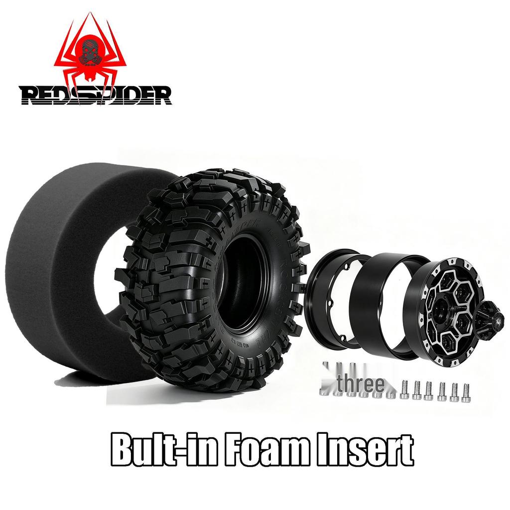 RS Red Spider Off-Road RC Car with 1.9" African Lion Tires and Poison Bee Wheels - Available in Green, Red, Black