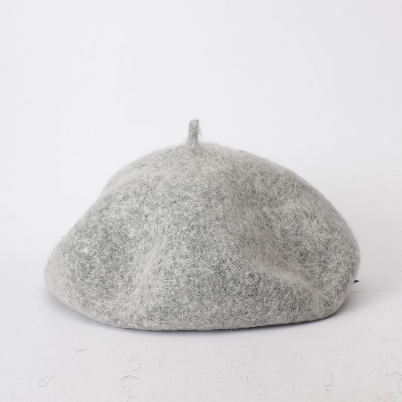 Берет Осень Зима Женский Тыква Бутон Шляпа Повседневная Шерстяная Теплая Шляпа