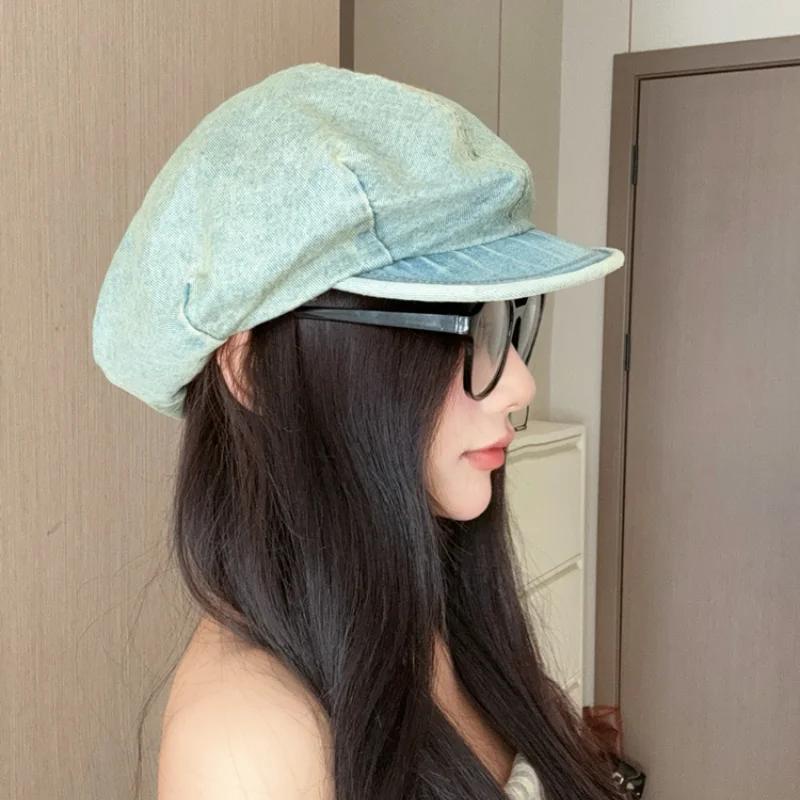 Японские ретро-кирпичные шляпы для газетчиков Cloud Newsboy для женщин и мужчин, осенние фотосессии, универсальные литературные восьмиугольные береты