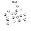 50pcs/lot 4 6 8 10mm Rhinestone Rondelles Crystal Bead Loose Spacer Beads for DIY Jewelry Making Accessories Supplie