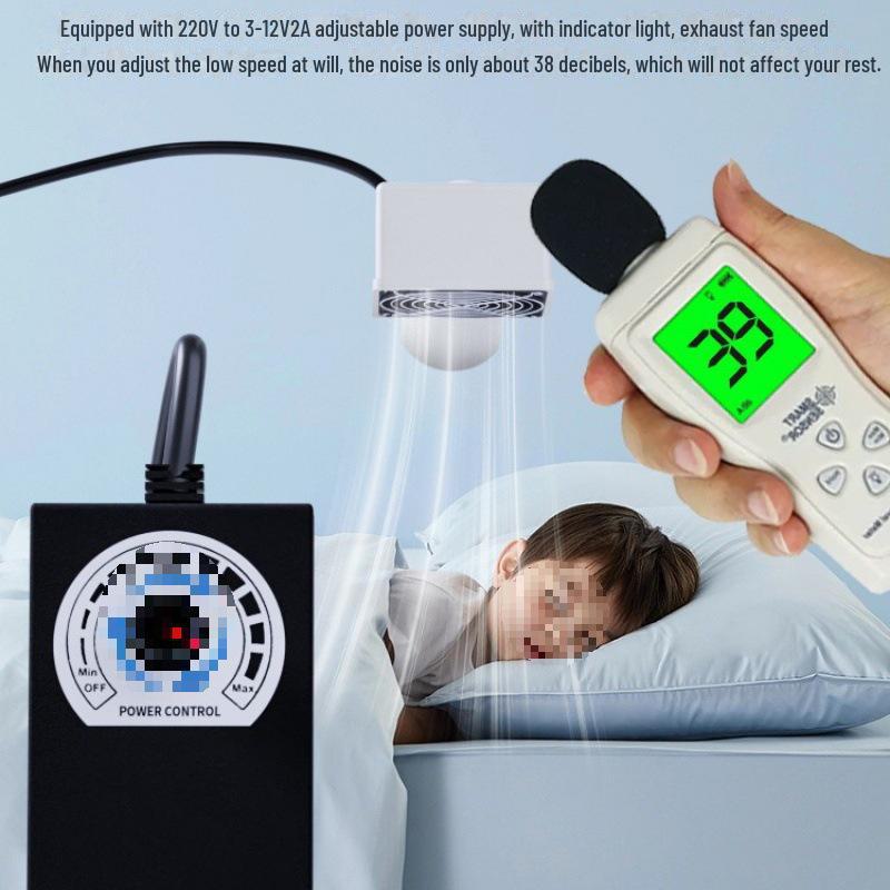 Очиститель воздуха и вентилятор: Установка без перфорации, удаление запахов и формальдегида, насыщение кислородом спален